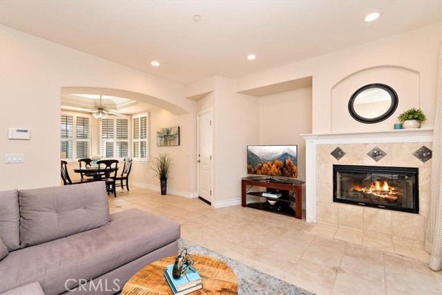 Family Room with fireplace