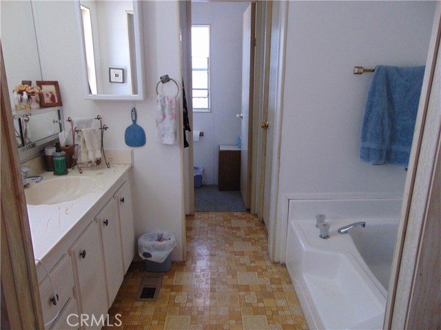 Master Bathroom separate bathtub, shower and water closet