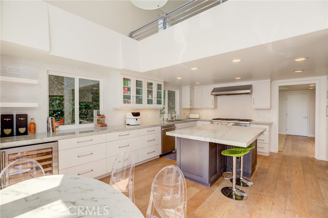Kitchen with marble Countertops