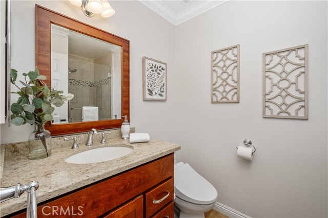 Downstairs remodeled full bath with shower!