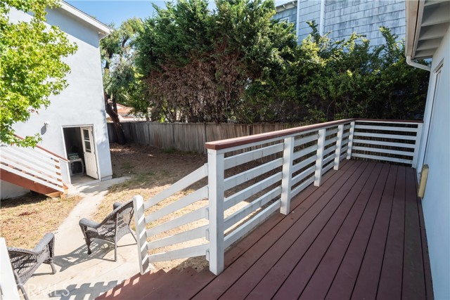 Deck perfect for BBQ