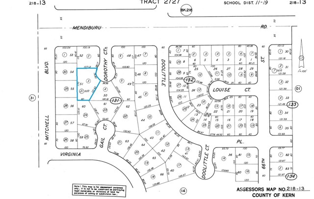 Detail Gallery Image 6 of 6 For 0 Dorothy Ct, California City,  CA 93505 - – Beds | – Baths