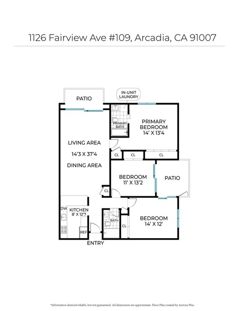 1126 Fairview Avenue, Arcadia, California 91007, 3 Bedrooms Bedrooms, ,2 BathroomsBathrooms,Condominium,For Sale,Fairview,WS24137399