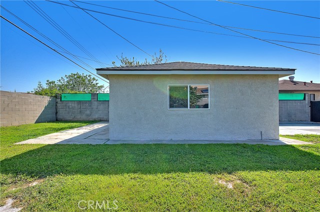 Backyard Side of Garage