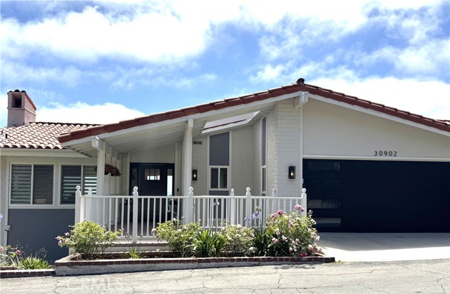 Front view of the house