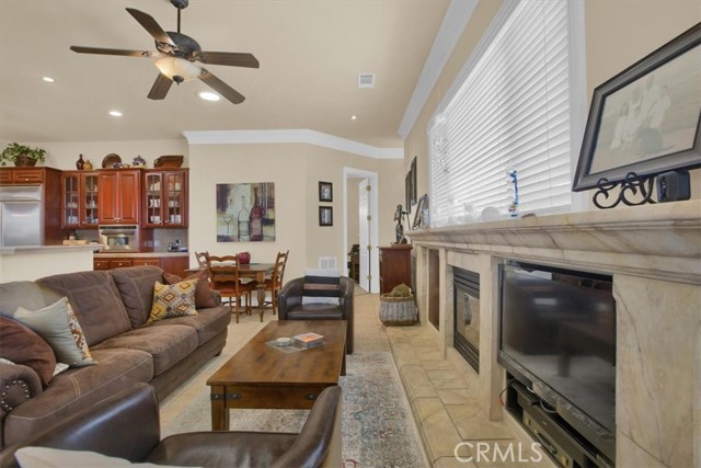 Fireplace and entertainment center