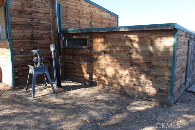 Left side at back of workshop