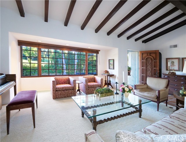 Living room with views of the golf course!