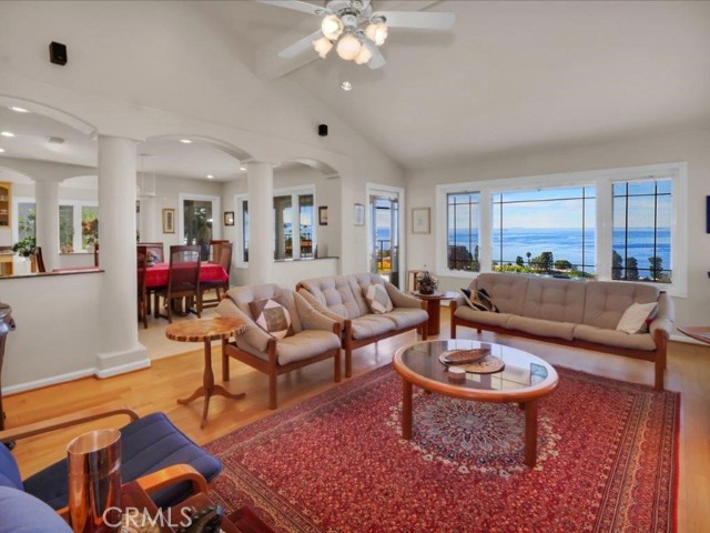 Living Room Looking Out to Views