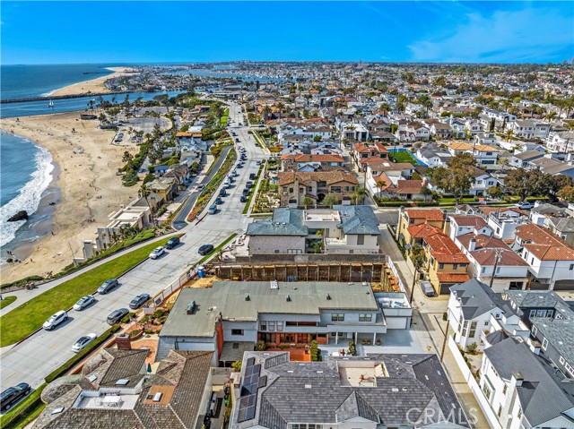 Looking north towards Big Corona State Beach, The Wedge, Newport Harbor and Palos Verdes Peninsula.