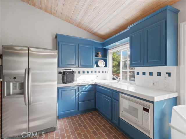 Pool house kitchenette