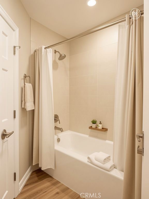 Jack & Jill Tub-Shower Virtually Enhanced