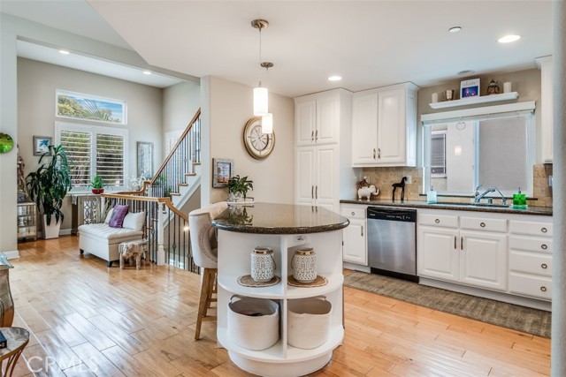 Gourmet kitchen opens to the incredible spaces