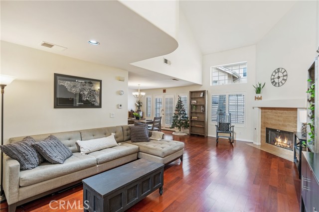 Living Room with Fireplace