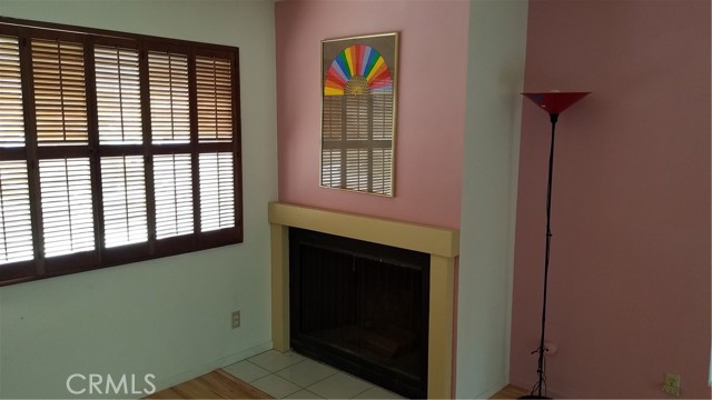 Fireplace in living room