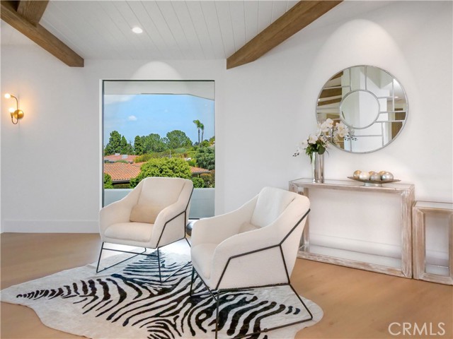 Living room sitting area and view