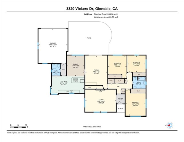 Detail Gallery Image 46 of 47 For 3320 Vickers Dr, Glendale,  CA 91208 - 3 Beds | 2 Baths