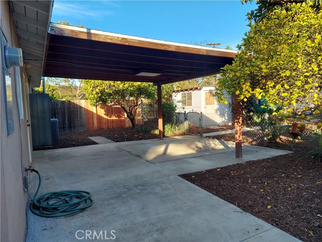 Main house covered patio