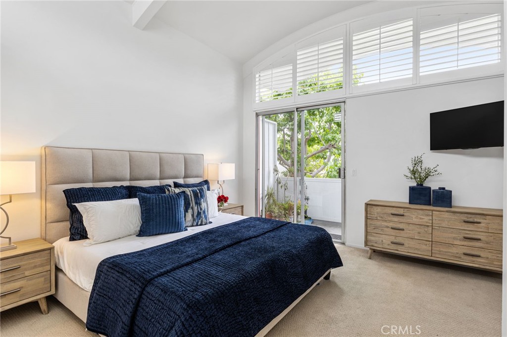 Primary Bedroom with balcony