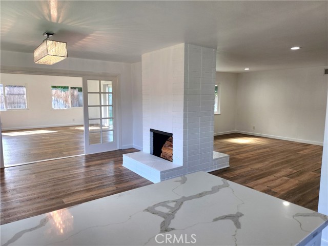 another view of dining room, living room and family room