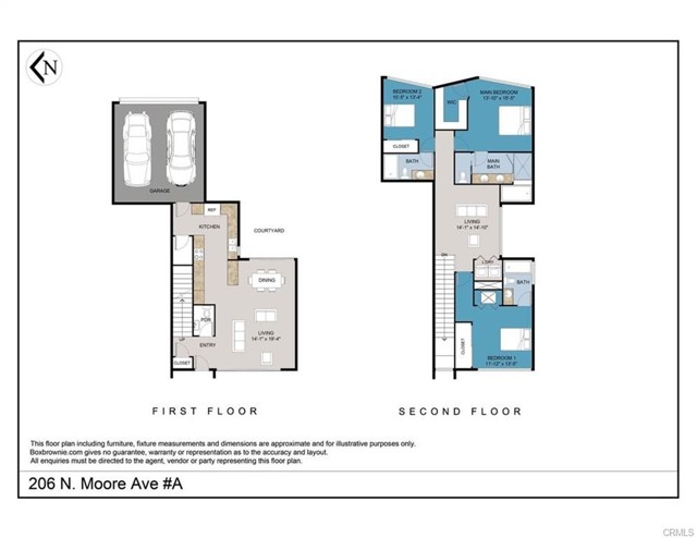 Detail Gallery Image 29 of 29 For 206 N Moore Ave a,  Monterey Park,  CA 91754 - 3 Beds | 3/1 Baths