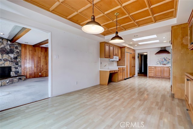 Dining room opens to the living room