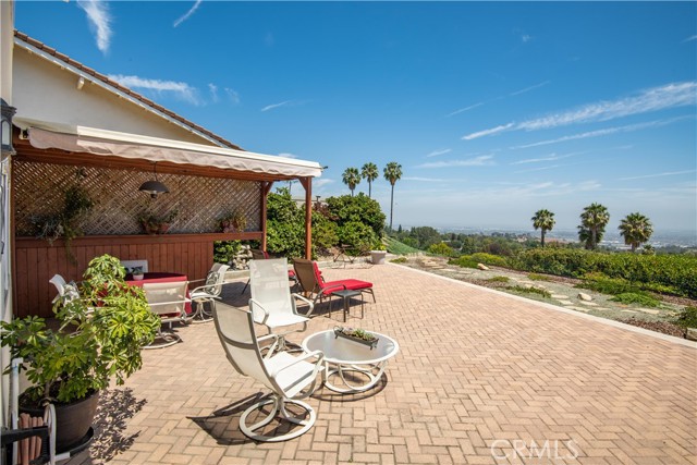 Patio with views