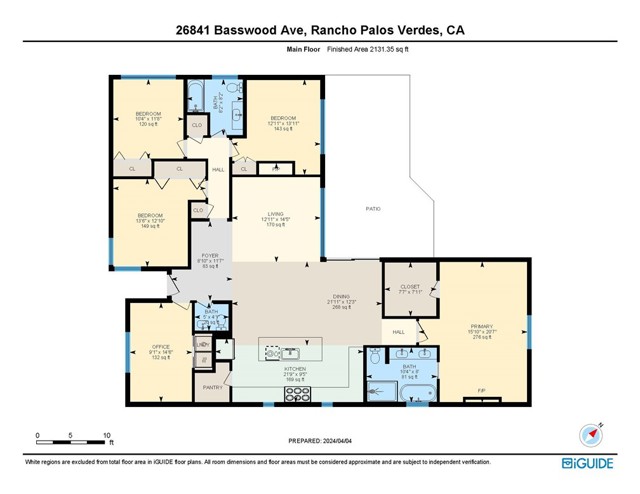 26841 Basswood Avenue, Rancho Palos Verdes, California 90275, 4 Bedrooms Bedrooms, ,2 BathroomsBathrooms,Residential,Sold,Basswood,RS24065376