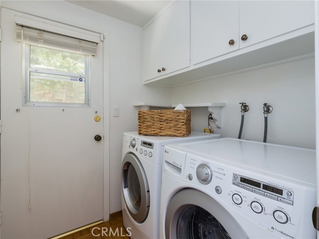 Laundry room.