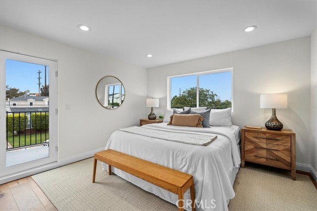 Front Upstairs bedroom #4 with bathroom and Balcony attached