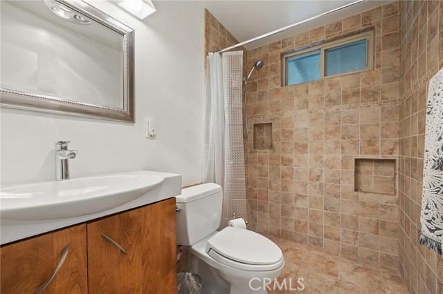 View of bathroom with walk-in shower