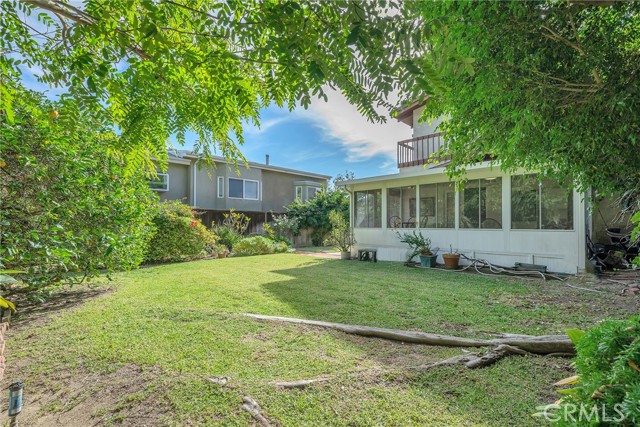 Exterior view of the porch from the back yard