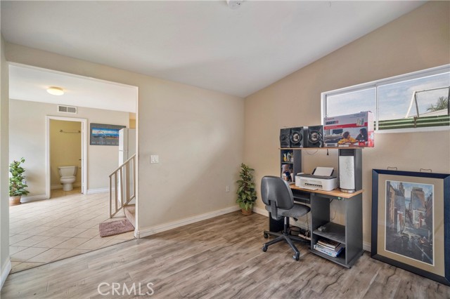 Office that leads to the addition