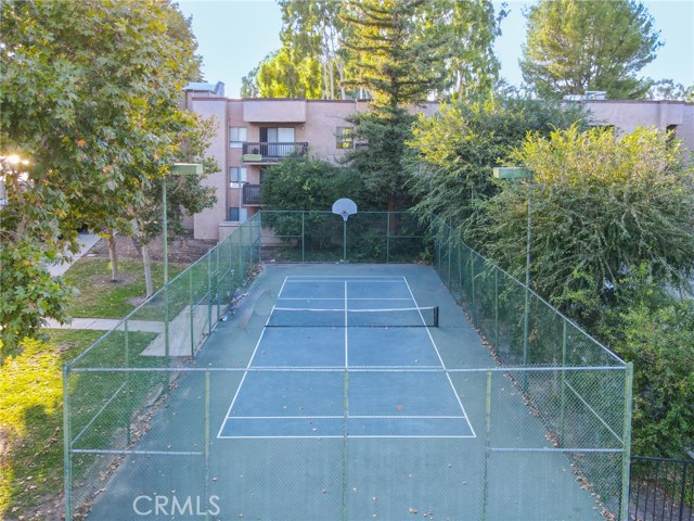 Community tennis court