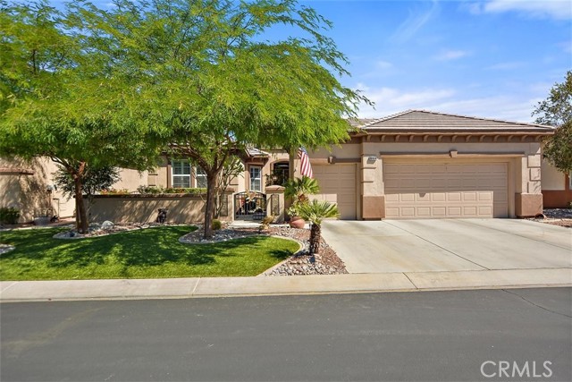 80614 Prestwick Place Indio, California CLICK ON LINK TO TAKE A TOUR - https://unbranded.youriguide.com/80614_prestwick_pl_indio_ca/ Welcome to 80614 Prestwick! Guard gated 55+ community! Beautiful single story located in Heritage Palms Country Club at the end of a cul-de-sac. Spacious family room with custom built ins, cozy fireplace, and big bright windows overlooking the back patio and golf course. It has an Open floor plan flowing into the dining room and the kitchen. The kitchen has granite countertops, a double oven, subway tile backsplash, tons of cabinetry for optimal storage, and a walk-in pantry. Right off the kitchen is the laundry room with access to your 3 car garage (1/2 is a golf cart garage). Large master bedroom with a bay window and ensuite bathroom with a soaker tub, walk in shower, double vanity sinks, and walk in closet. This home also has a great sized guest bedroom and a den that could easily be used as the third bedroom. Backyard retreat overlooking the golf course featuring a spa with a waterfall, mountain views, and a perfect spot to relax under the alumawood pergola! Amenities in the community include indoor & outdoor pools, fitness center, tennis courts, pickleball, billiards room, restaurants, social clubs, and more! Close to shopping centers, restaurants, freeways, and parks!