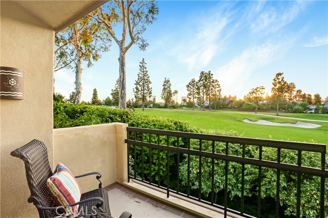 Primary Suite Balcony with sweeping views of the 16th Hole.