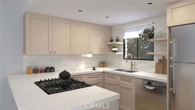 Rendering of potential kitchen upgrade