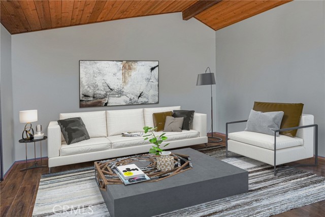 Room has been digitally staged