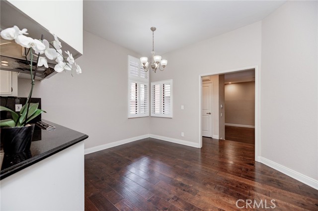 Dining room off the kitchen