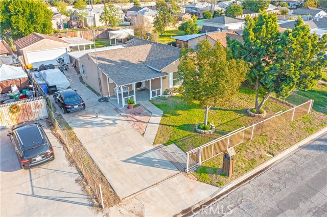 Tons of parking, beautiful house on a large lot.