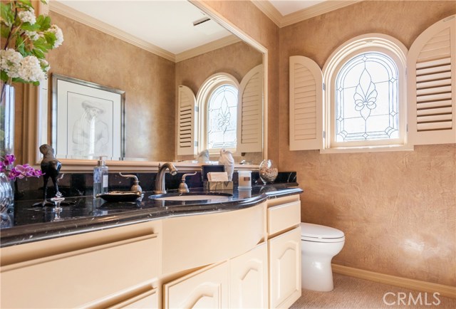 1/2 bath off formal entry