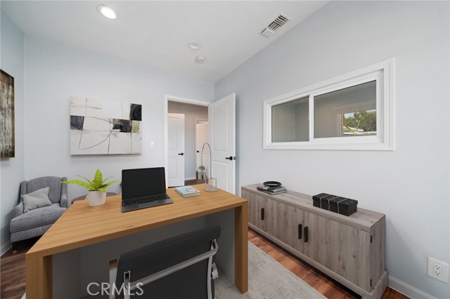Private Office: Image has been digitally enhanced with virtual Staging