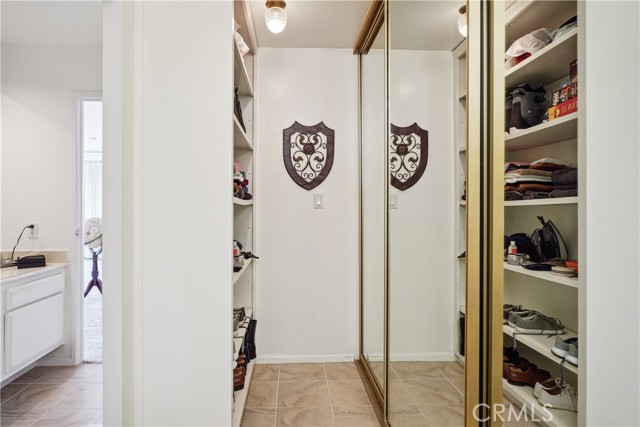 The Master Closet Has Generous Storage and Shelving