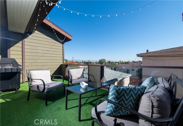Deck off Living Space with lovely views.