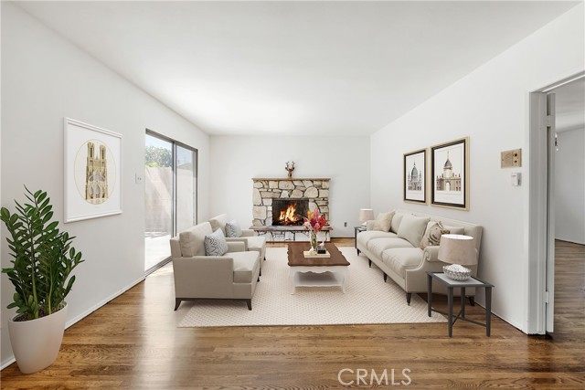 Family Room Virtually Staged