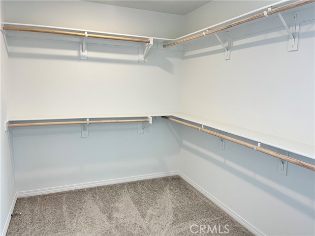 Master walk in closet