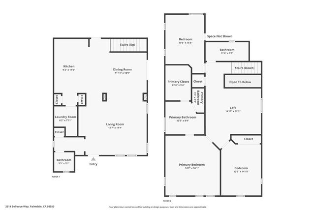 Detail Gallery Image 28 of 28 For 2614 Bellevue, Palmdale,  CA 93550 - 3 Beds | 3 Baths