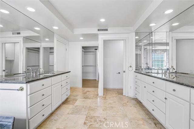 Primary Bathroom separate double sinks