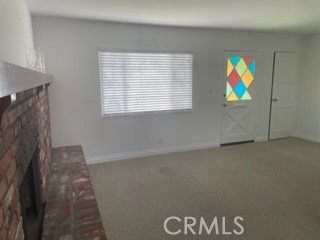 Oversized living room with gas fireplace!