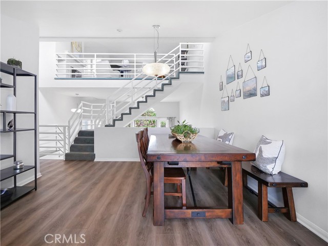 Dining Room/Stairs to Loft